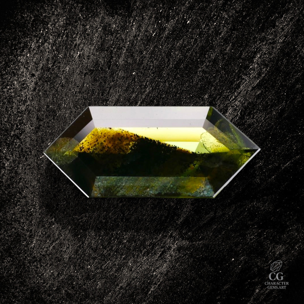Green Horizon Fracture - Character-Gems.art