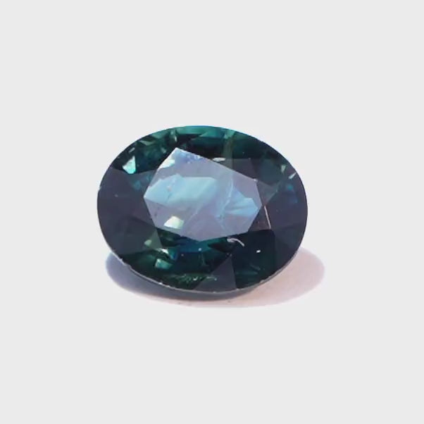 Saphir 1.61ct, unbehandelt, Character stone, zertifiziert, Parti, beautiful inclusions