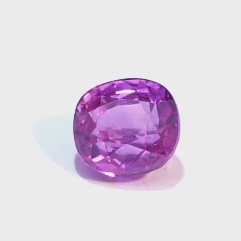 Pink Saphir 1.06ct, heated, Mosambik, Lotus zertifiziert, beautiful color