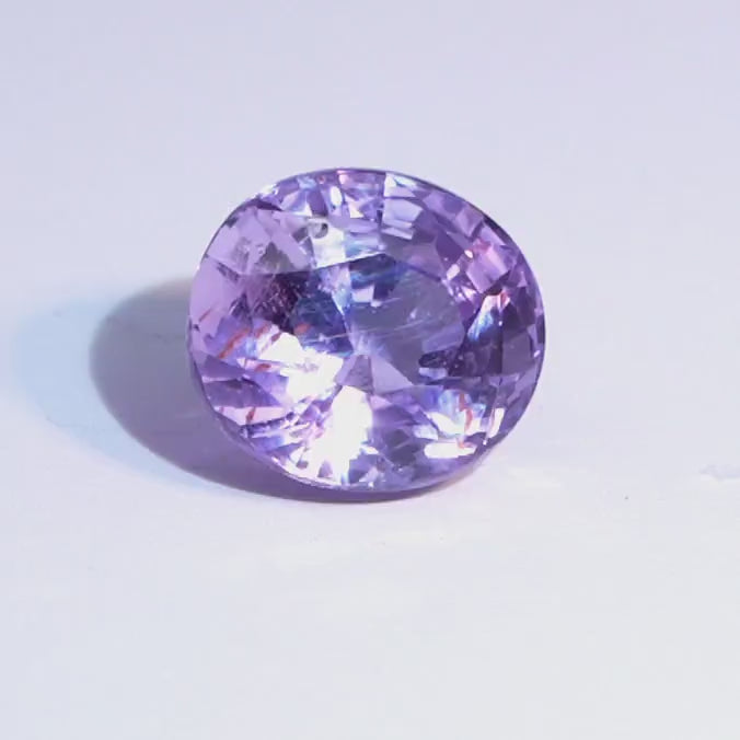 Saphir Madagaskar unbehandelt 2.79ct, rote Rutile, Extraklsse, Highend
